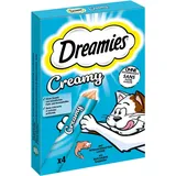 Dreamies Creamy Snacks - Lachs (44 x 10 g)