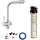 BieTal BieTal® Untertisch Wasserfilter Aktivkohle Set mit 3-Wege Hahn Edelstahl Look