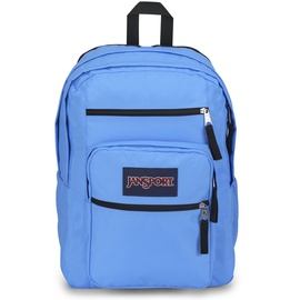 JanSport Big Student, Großer Rucksack, 51 L, 43 x 33 x 25 cm, 15in laptop compartment, Blue Neon