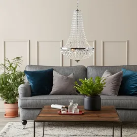 Markslöjd Modern Kronleuchter Gränsö, dimmbar, transparent, für Badezimmer, Kristall / 40