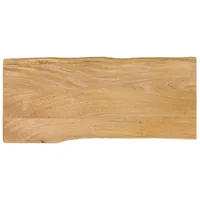 VidaXL Tischplatte mit Baumkante 100x40x2,5 cm Massivholz Mango