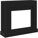 vidaXL Kaminumrandung 100 x 30 x 87,5 cm Schwarz