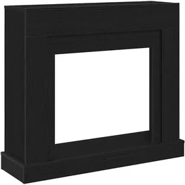 vidaXL Kaminumrandung 100 x 30 x 87,5 cm Schwarz