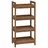 vidaXL Badregal Natur 45 x 30 x 97 cm Massivholz Teak
