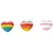 Moses Regenbogen Herz Radierer Set
