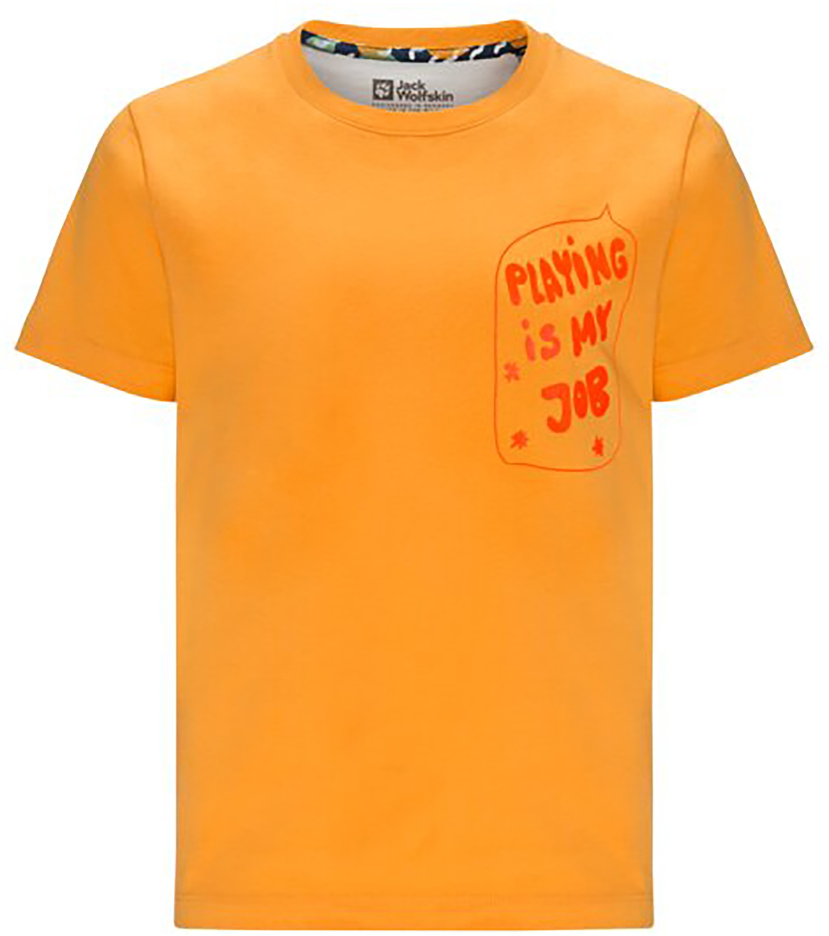 Jack Wolfskin - T-Shirt VILLI T K in orange pop, Gr.104