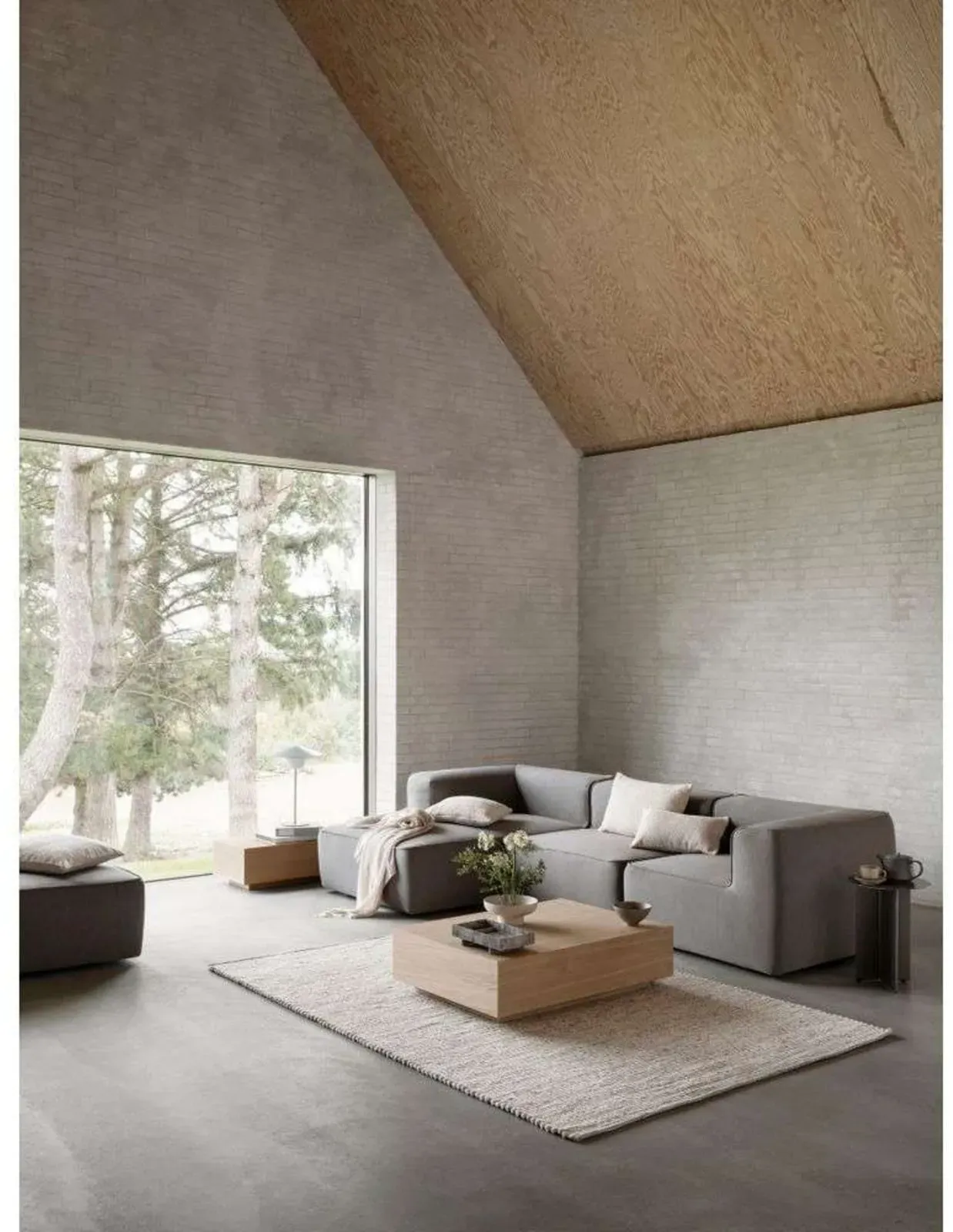 Pflanzenkasten Blomus, Beige, Stein - 21 - 21 - 17