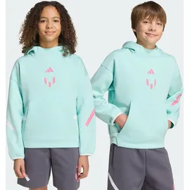 adidas Messi ZNE Hoodie KIDS Semi Flash Aqua - 152