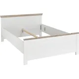Home Affaire Bett HOME AFFAIRE "Florenz Doppelbett Landhausstil Bettgestell (100,140 oder 180/200cm)", weiß (piene weiß), L:208cm, Betten, Bett, aus FSC-zertifiziertem Holzwerkstoff, in 3 Breiten