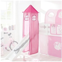 Kindermöbel 24 Turm Prinzessin inkl. Gestell 100% Baumwolle und bei 30° waschbar pink - rosa