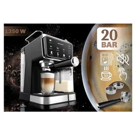 Berdsen BD-773 schwarze 20-Bar-Milchaufschäumer-Kaffeemaschine - Schwarz