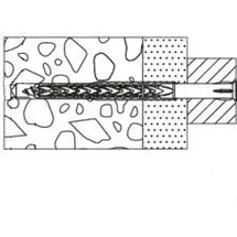 Fischer Langschaftdübel 8,0 x 100 mm 10 Stück