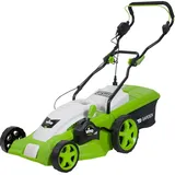 vitoGARDEN Elektro-Rasenmäher 1800W Induktionsmotor 42 cm Schnitt - 3 Schnitthöhen - 50L VITO Behälter