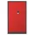 Jan Nowak Daniel Aktenschrank 185 x 90 x 40 cm Rot