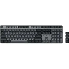 Satechi SM3 Slim Backlit Mechanical Tastatur – Kompatibel mit Mac und Windows – Verbindung mit vier Geräten und nahtlosem Umschalten – 14 ve... - Grau