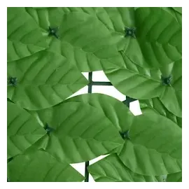 vidaXL Sichtschutzmatte mit Grünen Blättern 200 x 75 cm