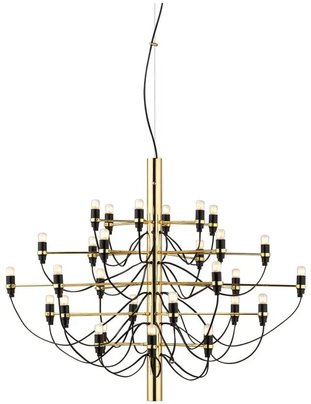 Flos 2097/30 Kronleuchter Frosted Bulbs Brass