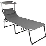 Xxl Alu Gartenliege Mit Dach L200xb70cm-mmc4400ansd-var1
