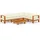 vidaXL Garten-Lounge-Set 7-tlg. creme Akazie