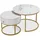 Vicco Madrid Marmor Weiß MDF 70 x 70 cm