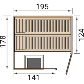 wekaholzbau TURKU 9,0 kW Ofen + int. Steuerung