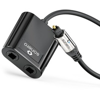 Sonero S-OCA001 Audio-Splitter schwarz