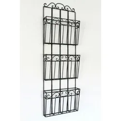 Wandregal Zeitungsständer 09911 Magazinhalter 101 cm Küchenregal Zeitungshalter