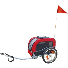 nobby® Fahrradanhänger Senlima rot/schwarz