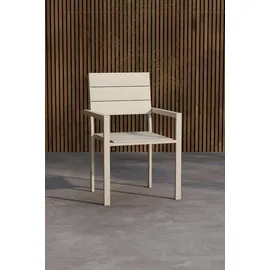 venture home Levels Gartenstuhl 58 x 60 x 90 cm beige 2 St.