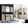 WELLTIME Avena Waschmaschinenumbauschrank 63 x 24 x 187 cm Beige