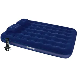 BESTWAY Luftbett Gästebett Luftmatratze 203x152x22cm Bett Pumpe 2 Kissen