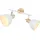 GLOBO Wiho 2X E27 Deckenspot 15 cm weiß Metall