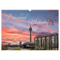Calvendo Düsseldorf Medienhafen (Wandkalender 2026 DIN A3 quer), CALVENDO