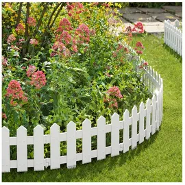 Hti-Living Palisade 4-teilig 4 x 1 cm weiß