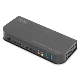 Digitus KVM Switch, 2x1 HDMI Out,USB, 4Kx2K@60Hz
