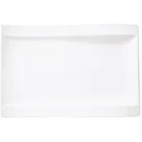 Villeroy & Boch New Wave Gourmetteller 37 x 25 cm Weiß 4er Set