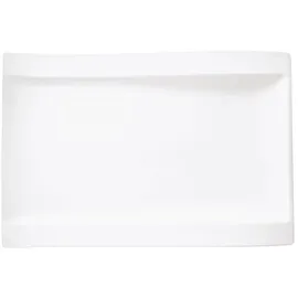 Villeroy & Boch New Wave Gourmetteller 37 x 25 cm Weiß 4er Set