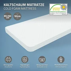 ML-Design Hausbett 80 x 160 cm Kiefer weiß