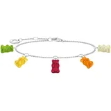 Thomas Sabo Armband »THOMAS x HARIBO Schmuck: Armband mit Goldbären bunt«, mit Kristallglas,