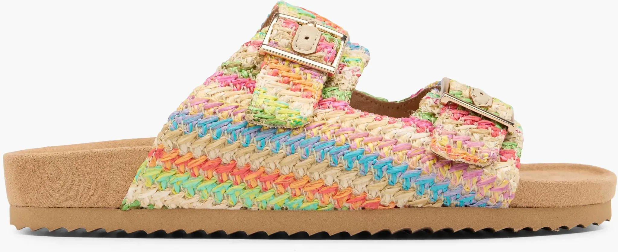 Graceland  Tieffuß Pantolette Multicolor, Damen, Größe: 39, Material: Textil/Lederimitat - Graceland  Tieffuß Pantolette Multicolor, Damen, Größe: 39, Material: Textil/Lederimitat - woman - Multicolor