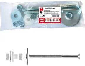 TOX Waschtischbefestigung Oase Backside