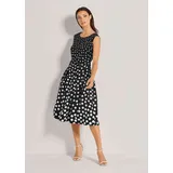 Madeleine Tupfenkleid Midikleid Schwarz 36