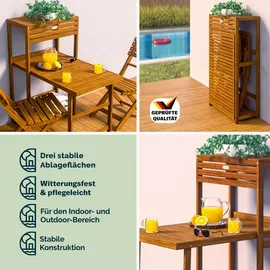 CASARIA Balkonset 3-tlg. Braun