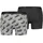 Puma Logo All-Over-Print Boxershorts dark grey melange/black M 2er Pack