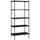 vidaXL Bücherregal 80 x 40 x 163 cm Schwarz