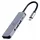 Gembird A-CM-COMBO5-02 Notebook-Dockingstation & Portreplikator Kabelgebunden USB 3.2 Gen 1 (3.1 Gen 1) Type-C Silber