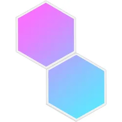 Govee - Glide Hexa Light Panele Expansion Pack (2 Panele) mit Verbindungskabel für H6061