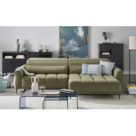 Sofa.de Ecksofa Logan ¦ grün ¦ Maße (cm): B: 277 H: 80 T: 179.0