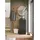 VOLEO Delton Garderobenkombination 96,00x192,00x37,00 Dunkelgrau/Eiche Artisan