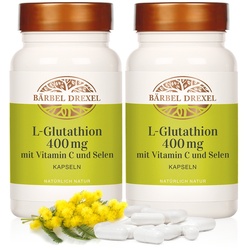 L-Glutathion 400 mg mit Vitamin C und Selen Kapseln